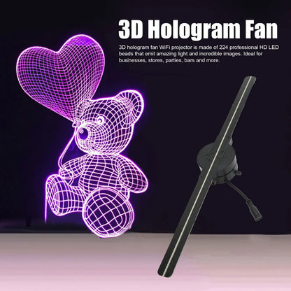 LoonaMoon™ 3D Hologram LED Fan Projector